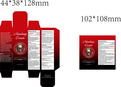 Otc-active Ingredient Section (Numbing Cream 60ml)